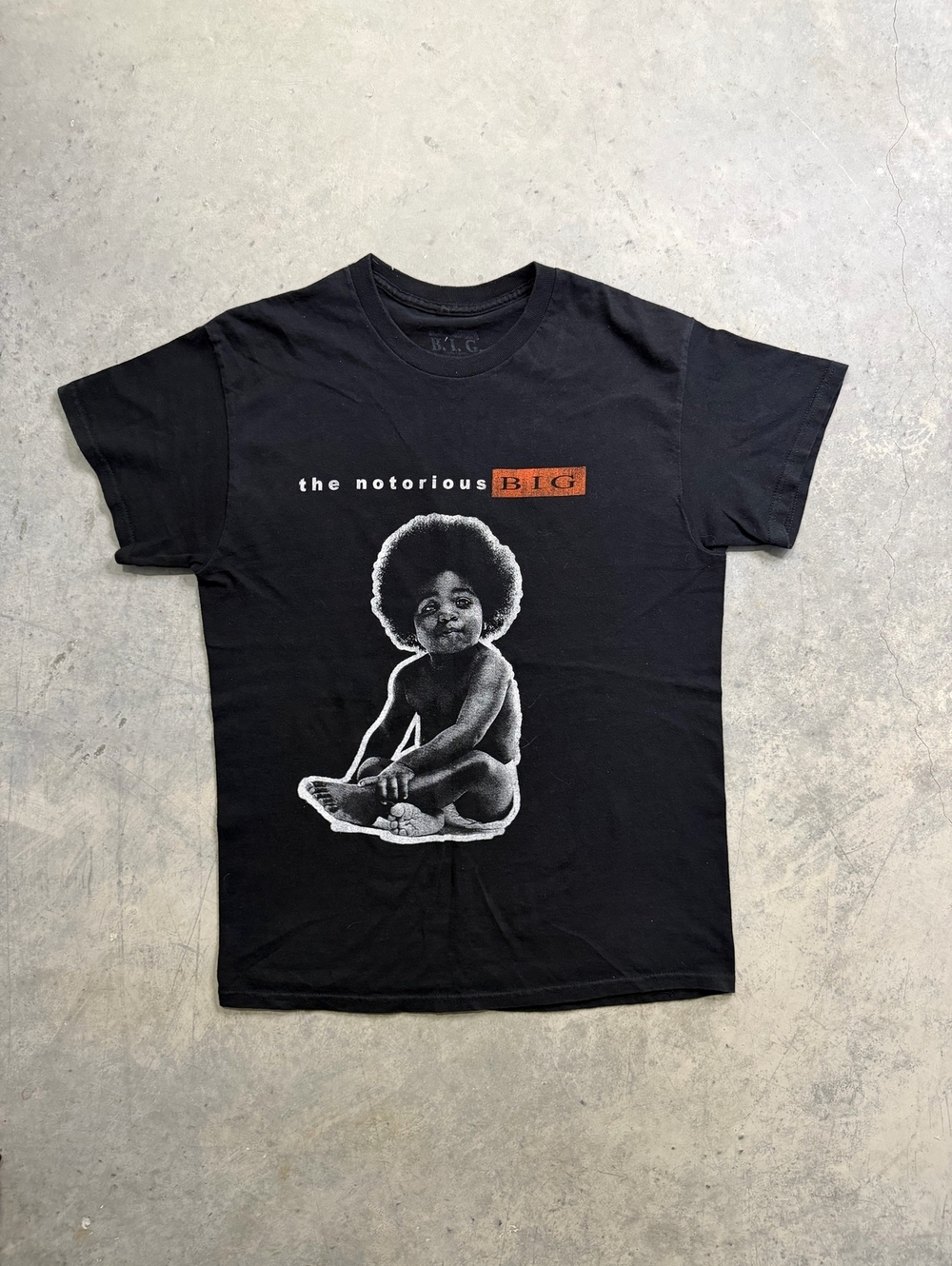 Notorious BIG Ready To Die Baby Photo Rap Tee
